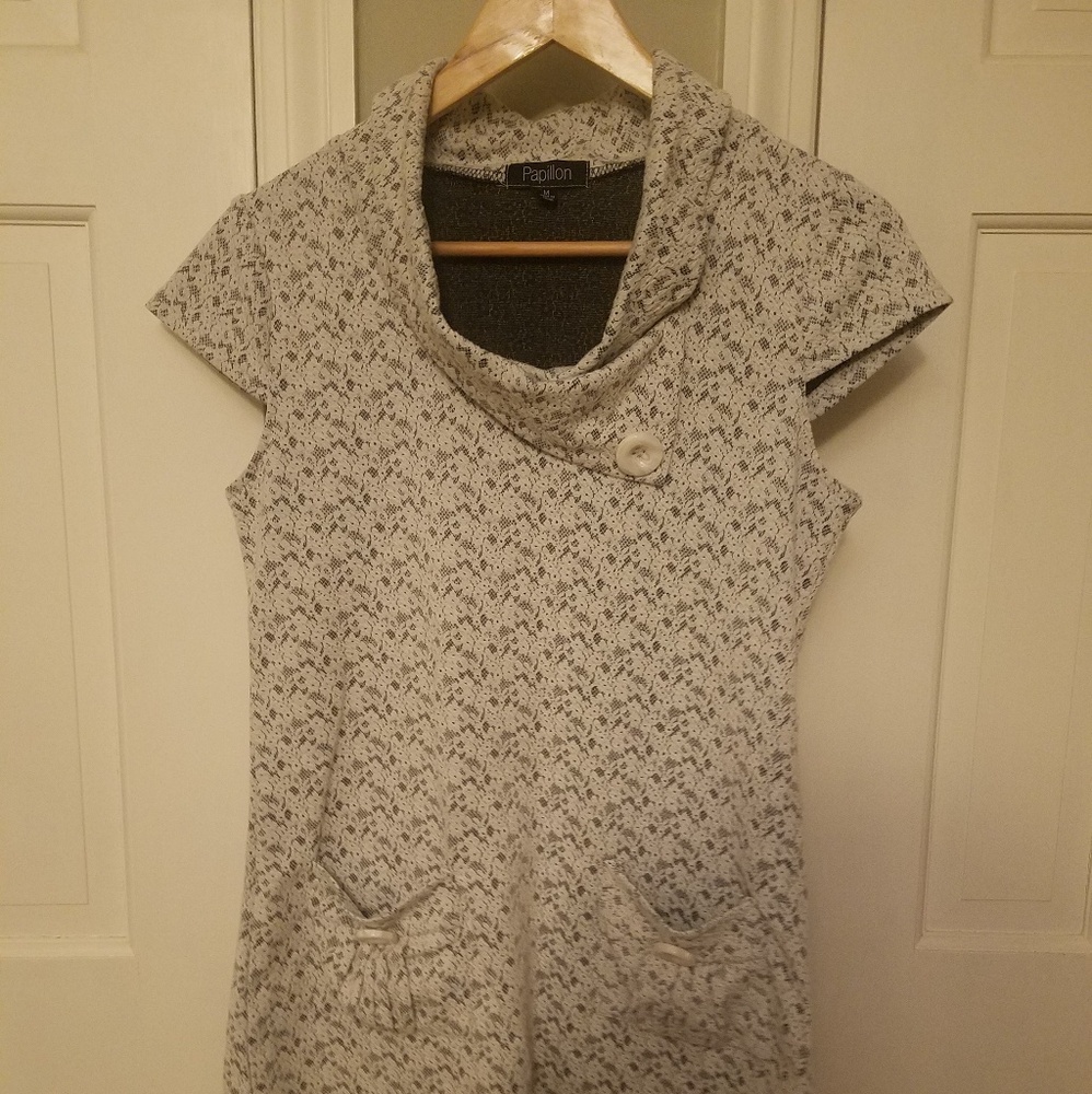 Papillon Tunic with Cowl and Pockets
